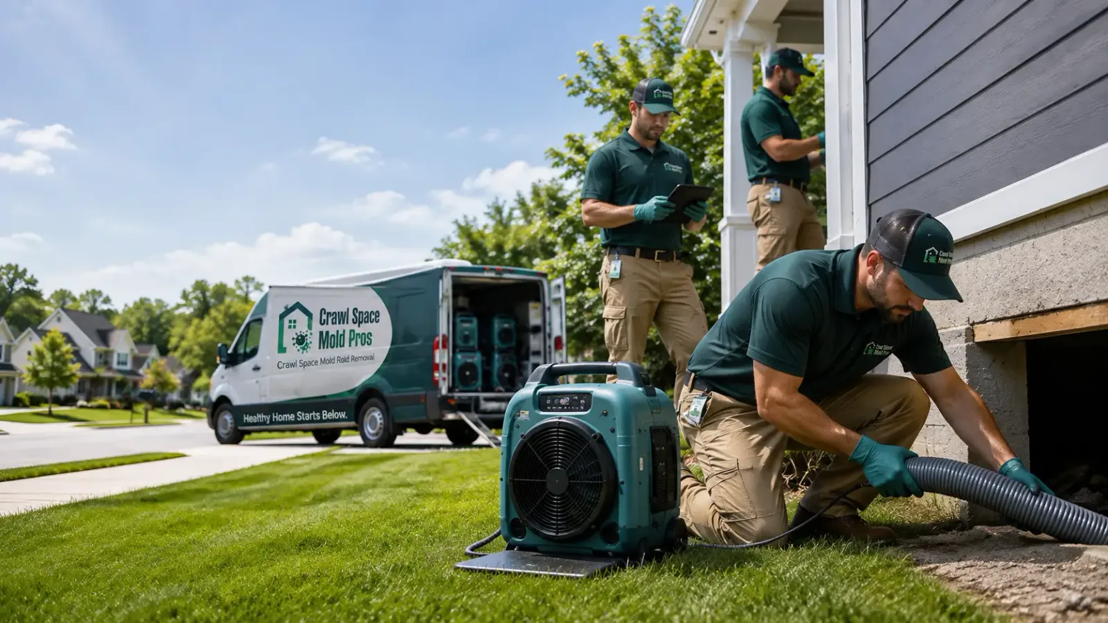 Crawl Space Mold Removal in Erie, ND
